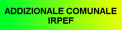 Addizionale Comunale IRPEF